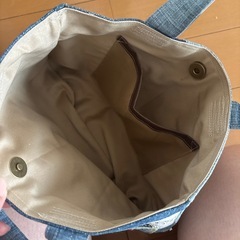 デニムバッグの画像