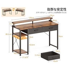 【現地取り引き限定】デスクの画像