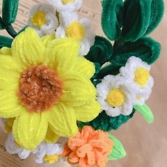 ふわふわモール仏花🌻の画像