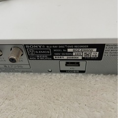 SONY ソニー　Blu-ray Disc recorderの画像