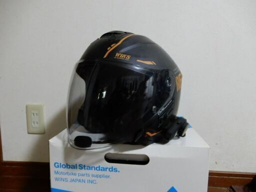 WINS　ジェットヘルメット　インカム付き