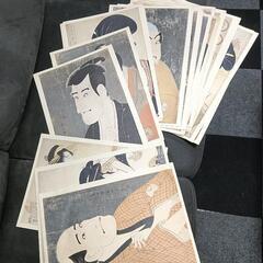 歌麿呂 浮世絵　写楽　その他　全部24枚の画像