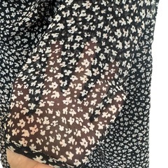 【ザラ】オールインワン 花柄シースルー の画像