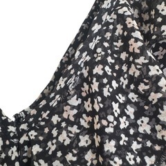 【ザラ】オールインワン 花柄シースルー の画像