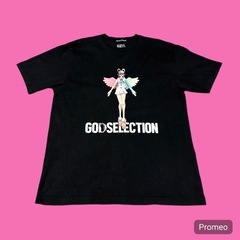 ✨希少✨ゴッドセレクション×ワンピース ウタ 黒 Ｌサイズ コラボTシャツの画像