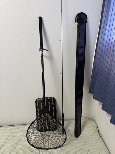 【中古美品】ロデオクラフト　999.9 イエローウルフ61L-e ランディングネット　セット 