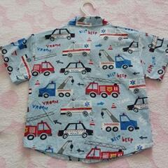 【乗り物🚓🚒大好き❤なお子様に】子供服　シャツ１００の画像