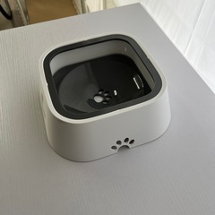 Vech 犬用ウォーターボウル 水しぶき防止 ペット給水器 車で運ぶフローティングボウル こぼれない 猫 噴水 車旅行 滑り止めウォーターディスペンサー 小型または大型犬用 (グレー) の画像
