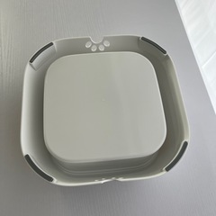 Vech 犬用ウォーターボウル 水しぶき防止 ペット給水器 車で運ぶフローティングボウル こぼれない 猫 噴水 車旅行 滑り止めウォーターディスペンサー 小型または大型犬用 (グレー) の画像