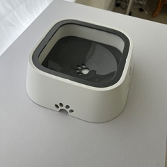 Vech 犬用ウォーターボウル 水しぶき防止 ペット給水器 車で運ぶフローティングボウル こぼれない 猫 噴水 車旅行 滑り止めウォーターディスペンサー 小型または大型犬用 (グレー) の画像