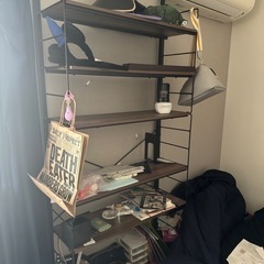 未使用品】ニトリ システムデスク ザッキー110(ダークブラウン