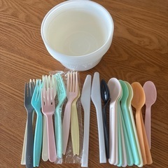 【USED】☆アウトドア☆キャンプ☆ピクニック☆カトラリー☆ボウル☆の画像