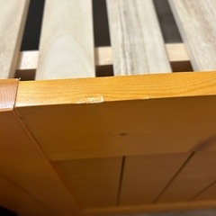すのこベッド　セミシングルサイズの画像