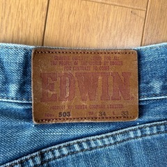 エドウィン503ダメージ風ジーンズ！ウエスト84cmほど
の画像