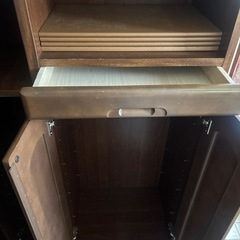 下駄箱　収納　鏡付き　小物入れ付き
の画像