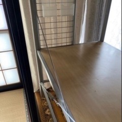 【お盆特価】テーブル付きのロフトベッド【配達可能です】の画像