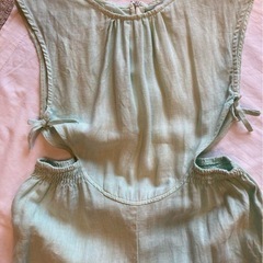 ZARA リネン100%オールインワン ジャンプスーツ サロペットの画像