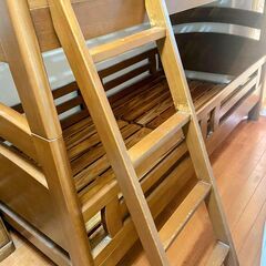 木製2段ベッド　分離可能の画像