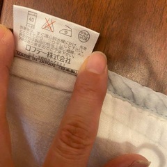 ロフテー　ガーゼケット　小　水色　廃盤品の画像