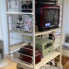キッキン収納　大型ラックの画像