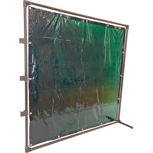 トラスコ　溶接遮光フェンス　1515型接続　固定足　緑 品番 YF1515SK-GN 発注コード 487-5796