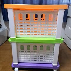 カラフル収納箱の画像