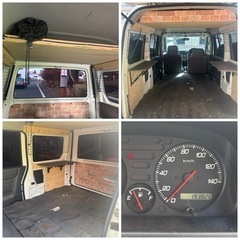 ホンダアクティバン4WDバックモニター　タイベル交換済み　車中泊に製作途中車の画像