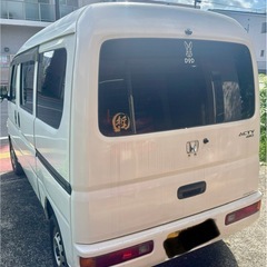 ホンダアクティバン4WDバックモニター　タイベル交換済み　車中泊に製作途中車の画像