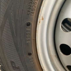 9.9部山　165R13 スタッドレス　バリ山　の画像
