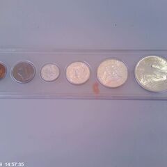 プルーフ貨幣セットです。の画像