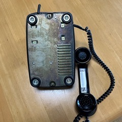 「予定者決定」昔の電話機の画像