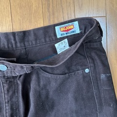 ビッグジョン　濃茶ボトムス　ウエスト86cm股下80cmほど　美品！の画像