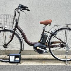 ブリジストンの電動アシスト自転車アシスタ♪おしゃれなダークブラウンの画像