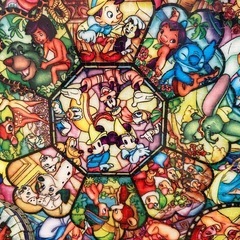 【フレーム付き！】ディズニー  オールスター パズル の画像