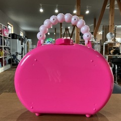 プリンセス好きな人集まれ👸可愛いバック🩷ディズニープリンセスハンドバックプリンセスバック鍵なし❌キラキラバック赤•ピンクの画像