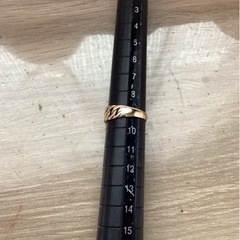 18金　K18 750GOLD 9号 マイアミリングの画像