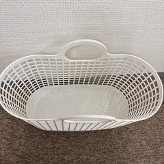 新品未使用　ランドリーバスケットの画像