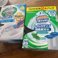 新品　　泡パック、トイレスタンプ、液体クリーナー、アルコールハンドジェルの画像