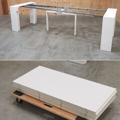 ≪zyt2397ジ≫ expand furniture エクステンションテーブル Junior Giant 幅270cm/12人用ダイニングテーブル/コンソール/中古家具/宮城県仙台市 70806-10の画像