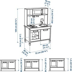 IKEAおままごとキッチン の画像