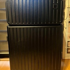 JOORTIスーツケースフロントオープン キャリーusbポートドリンクホルダー付の画像
