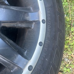18インチ　ウルトラ　pcd150 5穴　タイヤホイールセットの画像