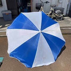 ●ビーチパラソル　傘開いて160cm  海　アウトドア
の画像