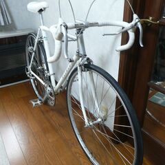 [動確/良品] miyata ミヤタ ALFREX【ビンテージ アルミロードバイク】スポーツ自転車 ロードレーサー12段変速 700c 白/銀の画像