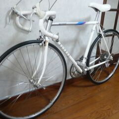 [動確/良品] miyata ミヤタ ALFREX【ビンテージ アルミロードバイク】スポーツ自転車 ロードレーサー12段変速 700c 白/銀の画像