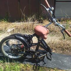 折り畳み自転車　16インチ　変速なし　ほぼ未使用の画像