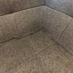 8/17まで【中古】ニトリ　ローソファ 4人掛け 分離タイプ(1人掛け×2、2人掛け ×1) の画像