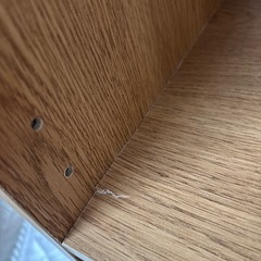 木目調　カラーボックスの画像