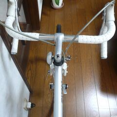 [動確/良品] miyata ミヤタ ALFREX【ビンテージ アルミロードバイク】スポーツ自転車 ロードレーサー12段変速 700c 白/銀の画像