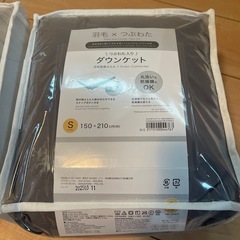 ニトリ　ダウンケット２枚
の画像
